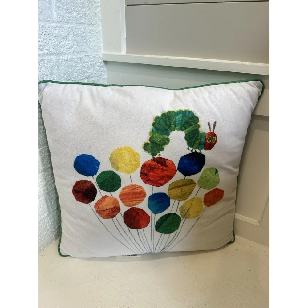 Eric Carle throw pillow HUNGRY CATERPILLAR  18